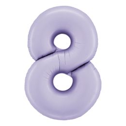 Lysbildefremvisning - Talballon Lilla Satin