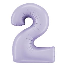 Lysbildefremvisning - Talballon Lilla Satin