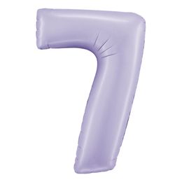 Lysbildefremvisning - Talballon Lilla Satin