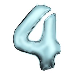 Lysbildefremvisning - Talballon Lyseblå Satin