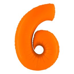 Lysbildefremvisning - Ballongtall Matt Oransje