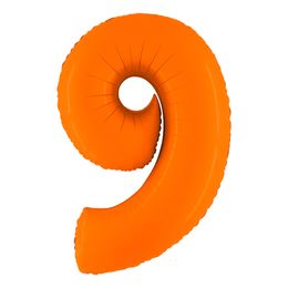 Lysbildefremvisning - Ballongtall Matt Oransje