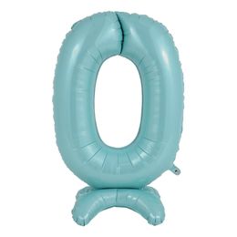 Lysbildefremvisning - Tallballong med Stativ Pastellblå