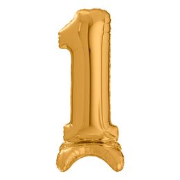 Lysbildefremvisning - Talballon med Stativ Guld