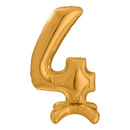 Lysbildefremvisning - Talballon med Stativ Guld