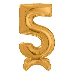 Lysbildefremvisning - Talballon med Stativ Guld