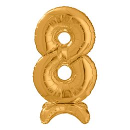 Lysbildefremvisning - Talballon med Stativ Guld