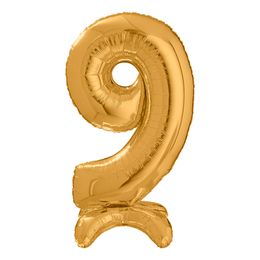 Lysbildefremvisning - Talballon med Stativ Guld