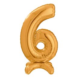 Lysbildefremvisning - Talballon med Stativ Guld