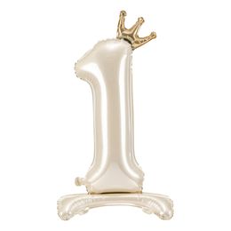 Lysbildefremvisning - Talballon Stående Cremehvid