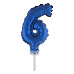 Bildspel - Sifferballong Tårtdekoration Blå