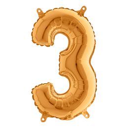 Lysbildefremvisning - Talballon Mini Guld