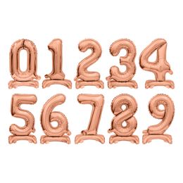 Tallballong Mini på Stativ Roségull