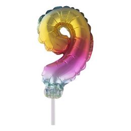 Bildspel - Sifferballong Tårtdekoration Regnbåge