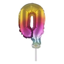 Bildspel - Sifferballong Tårtdekoration Regnbåge