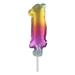 Bildspel - Sifferballong Tårtdekoration Regnbåge