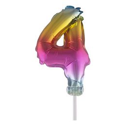 Bildspel - Sifferballong Tårtdekoration Regnbåge