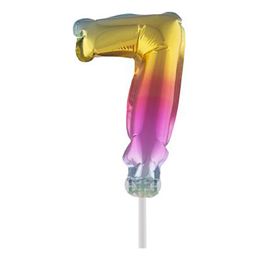 Bildspel - Sifferballong Tårtdekoration Regnbåge