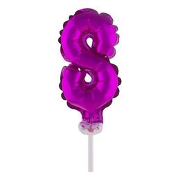 Bildspel - Sifferballong Tårtdekoration Rosa