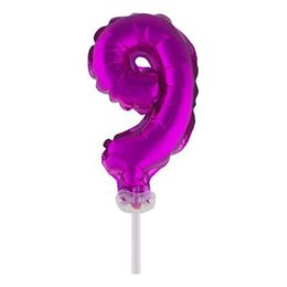 Bildspel - Sifferballong Tårtdekoration Rosa