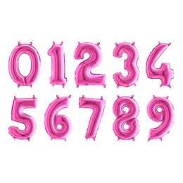 Sifferballong Mini Rosa Metallic