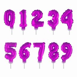 Sifferballong Tårtdekoration Rosa