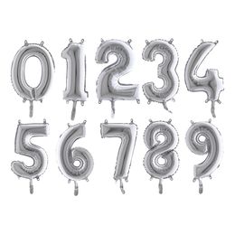 Talballon Mini Sølv