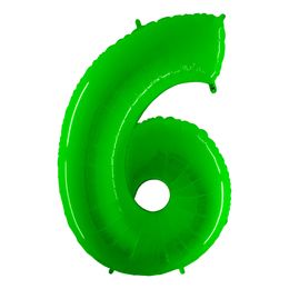 Lysbildefremvisning - Tal-ballon Neongrøn