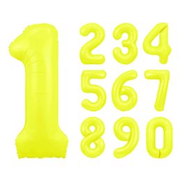 Sifferballong Neongul