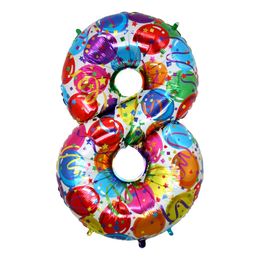 Lysbildefremvisning - Talballon Party Mønster