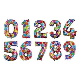 Talballon Party Mønster