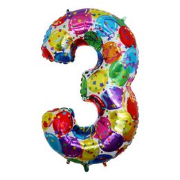 Lysbildefremvisning - Talballon Party Mønster