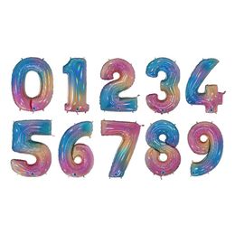 Sifferballong Regnbåge Mönster
