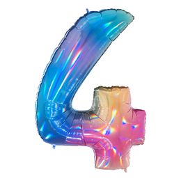 Lysbildefremvisning - Talballon Regnbue Mønster