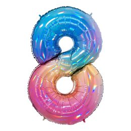 Lysbildefremvisning - Talballon Regnbue Mønster