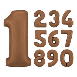 Sifferballong Satin Chocolate