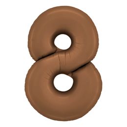 Bildspel - Sifferballong Satin Chocolate