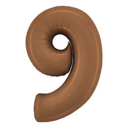 Bildspel - Sifferballong Satin Chocolate