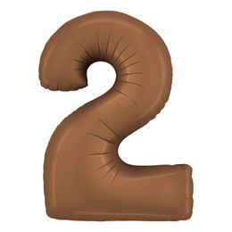 Bildspel - Sifferballong Satin Chocolate