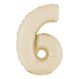Bildspel - Sifferballong Satin Cream