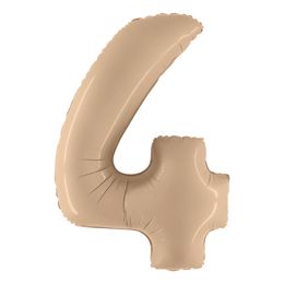 Bildspel - Sifferballong Satin Nude