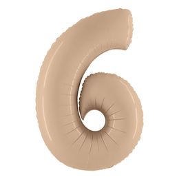 Bildspel - Sifferballong Satin Nude