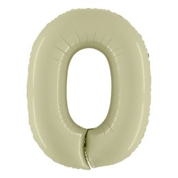 Bildspel - Sifferballong Satin Olive Green