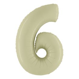 Bildspel - Sifferballong Satin Olive Green