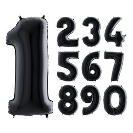 Numeroilmapallo Musta