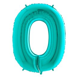 Lysbildefremvisning - Talballon Turkis Metallic