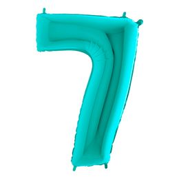 Lysbildefremvisning - Talballon Turkis Metallic