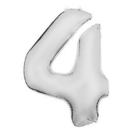 Diaesitys - Numeroilmapallo Valkoinen Satiini