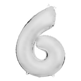 Diaesitys - Numeroilmapallo Valkoinen Satiini