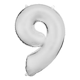 Diaesitys - Numeroilmapallo Valkoinen Satiini